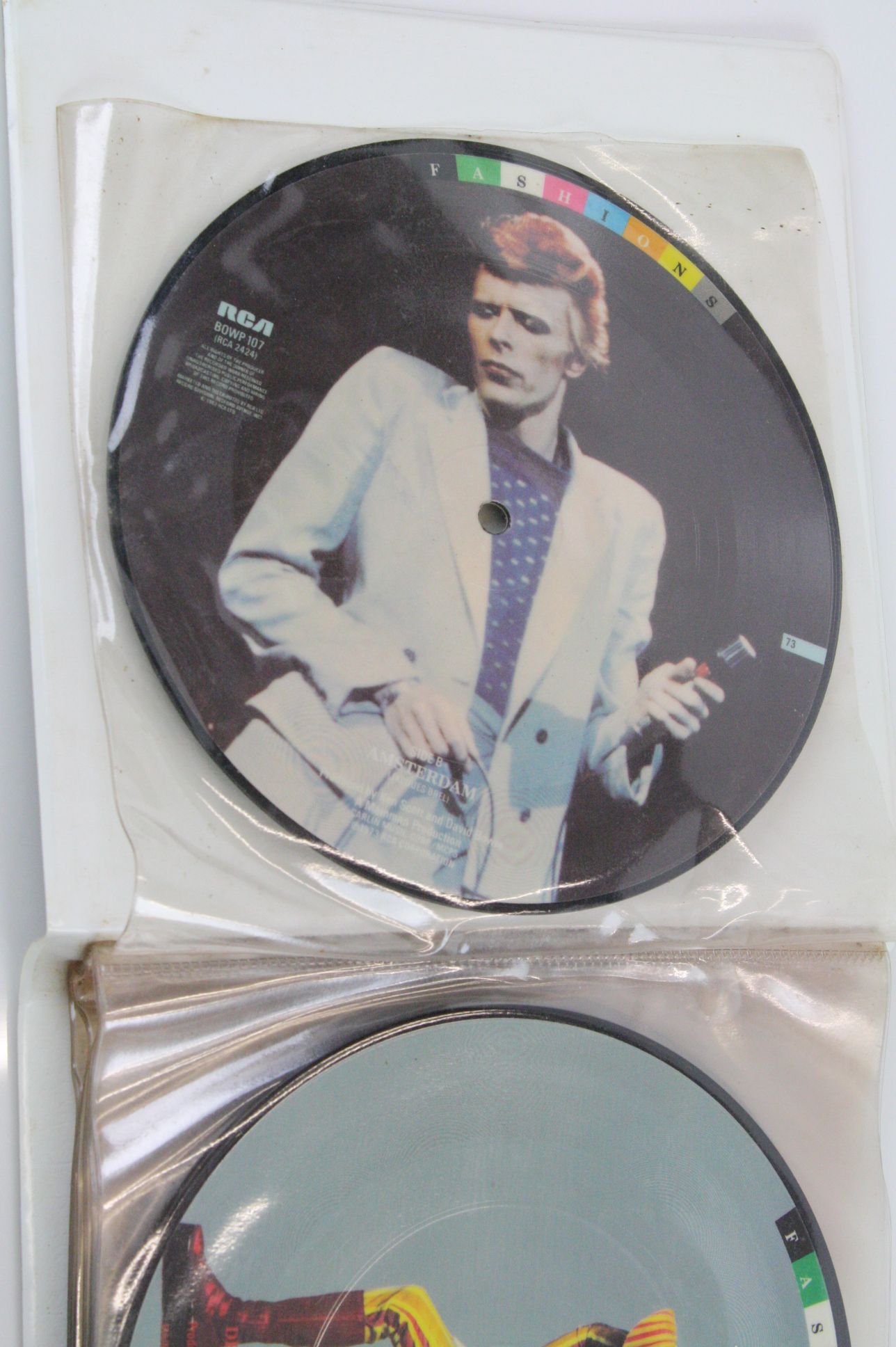 Vinyl - David Bowie Fashions BOW100 set of 10 x 7" picture discs, vg++ - Image 5 of 24