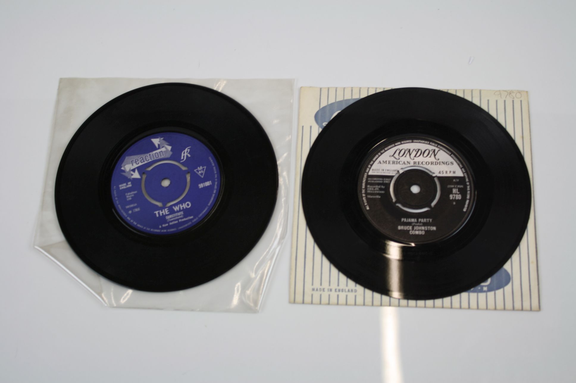 Vinyl - Two 45s to include The Who Substitute/Instant Party (Reaction 591001) no sleeve, vinyl vg+ - Image 2 of 5