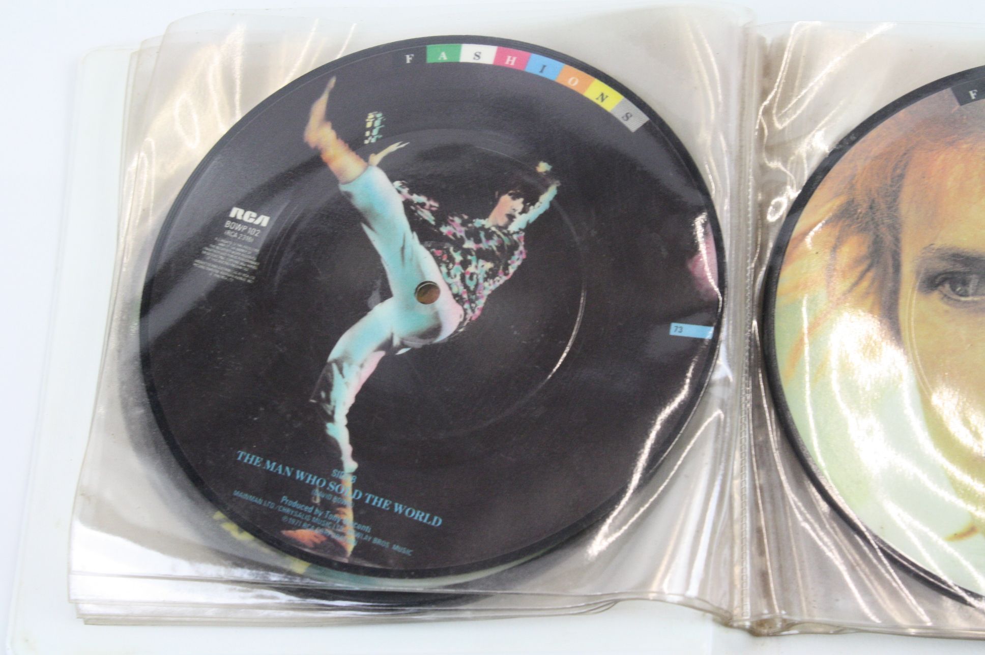 Vinyl - David Bowie Fashions BOW100 set of 10 x 7" picture discs, vg++ - Image 11 of 24