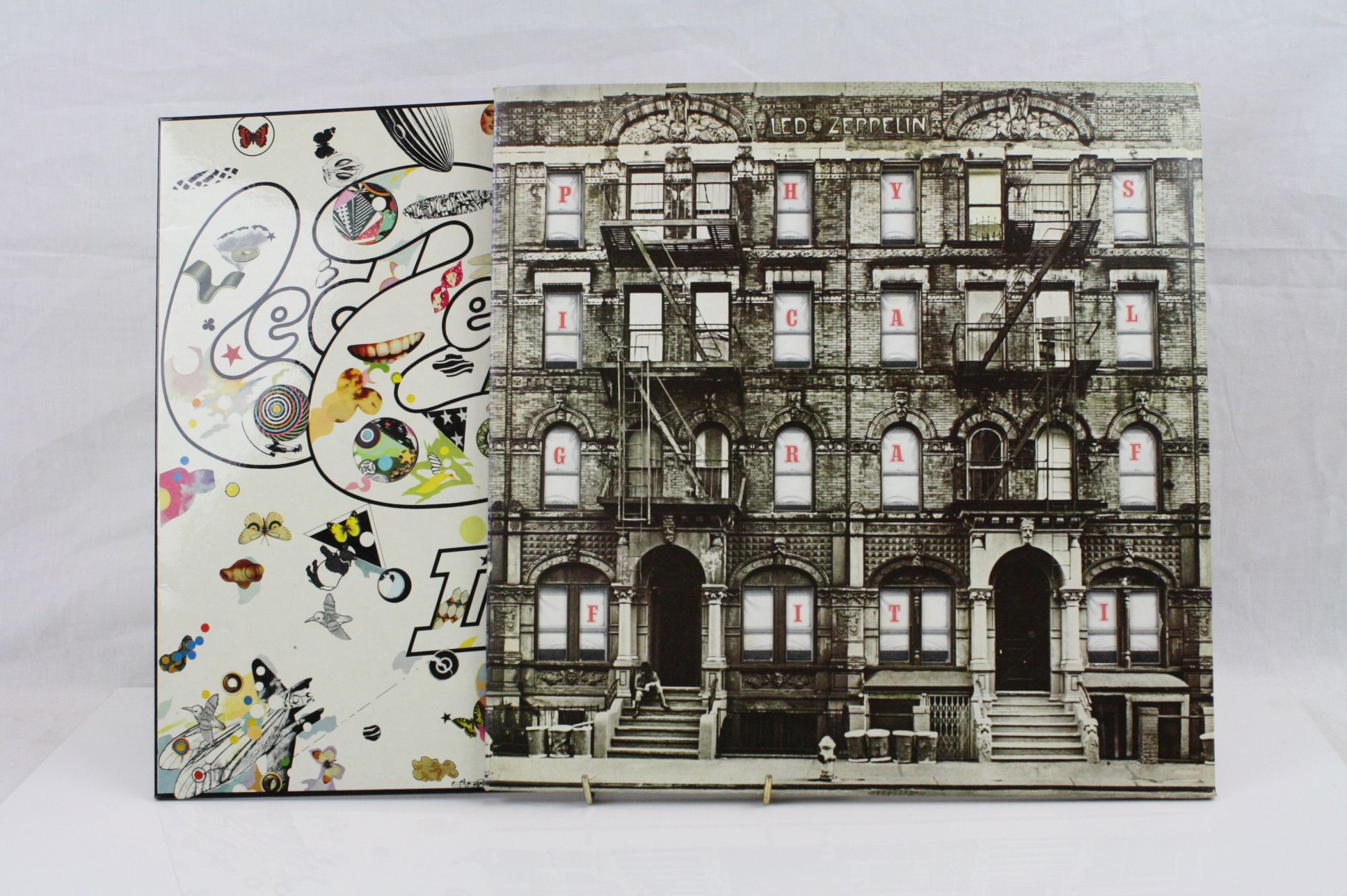 Vinyl - Led Zeppelin - Two LP's to include Three (K50002) and Physical Graffiti (SSK 89400) both