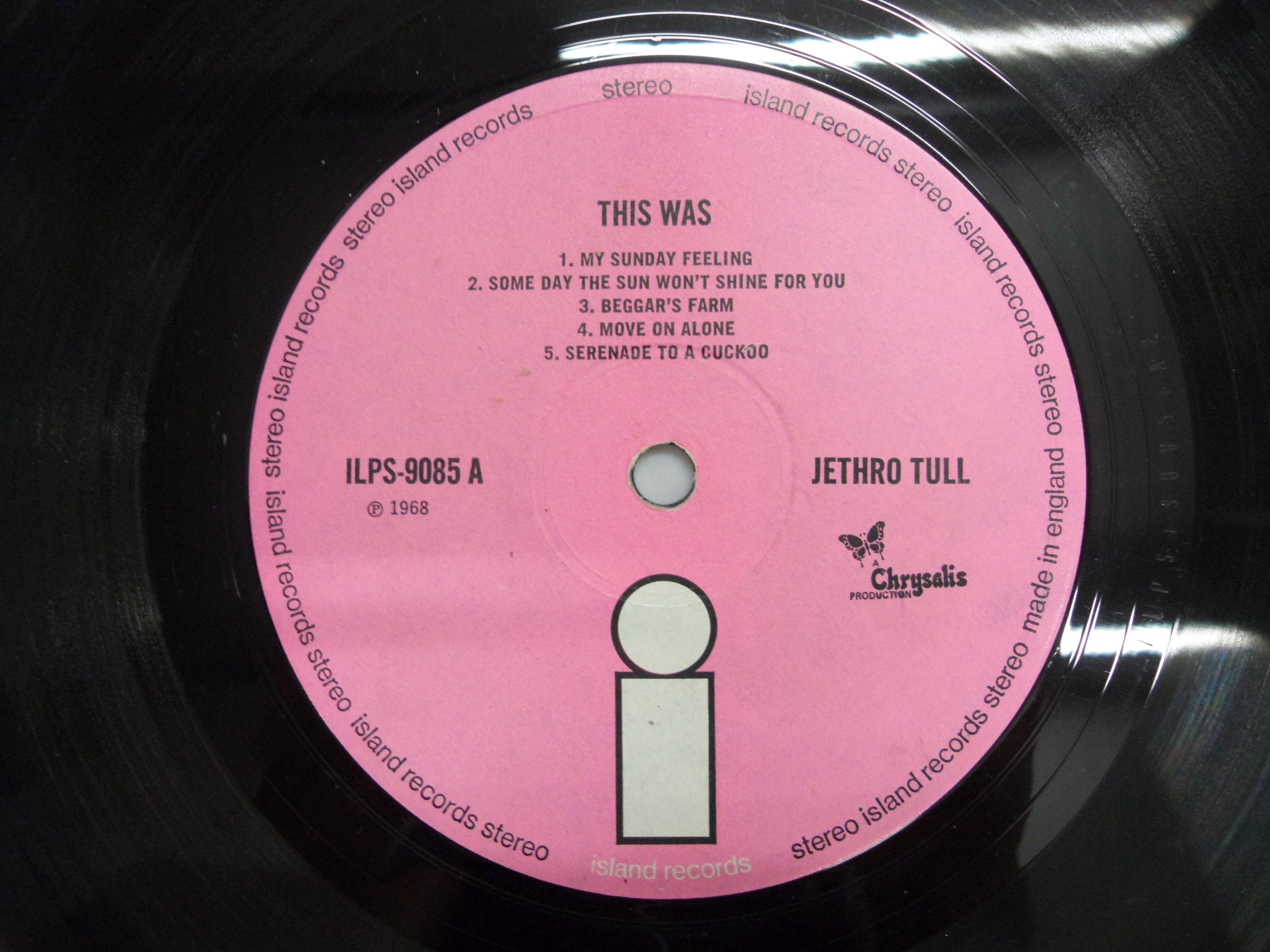 Vinyl - Jethro Tull This Was LP on Island ILPS9085 mono, laminated gatefold sleeve, vinyl ex, - Image 5 of 7