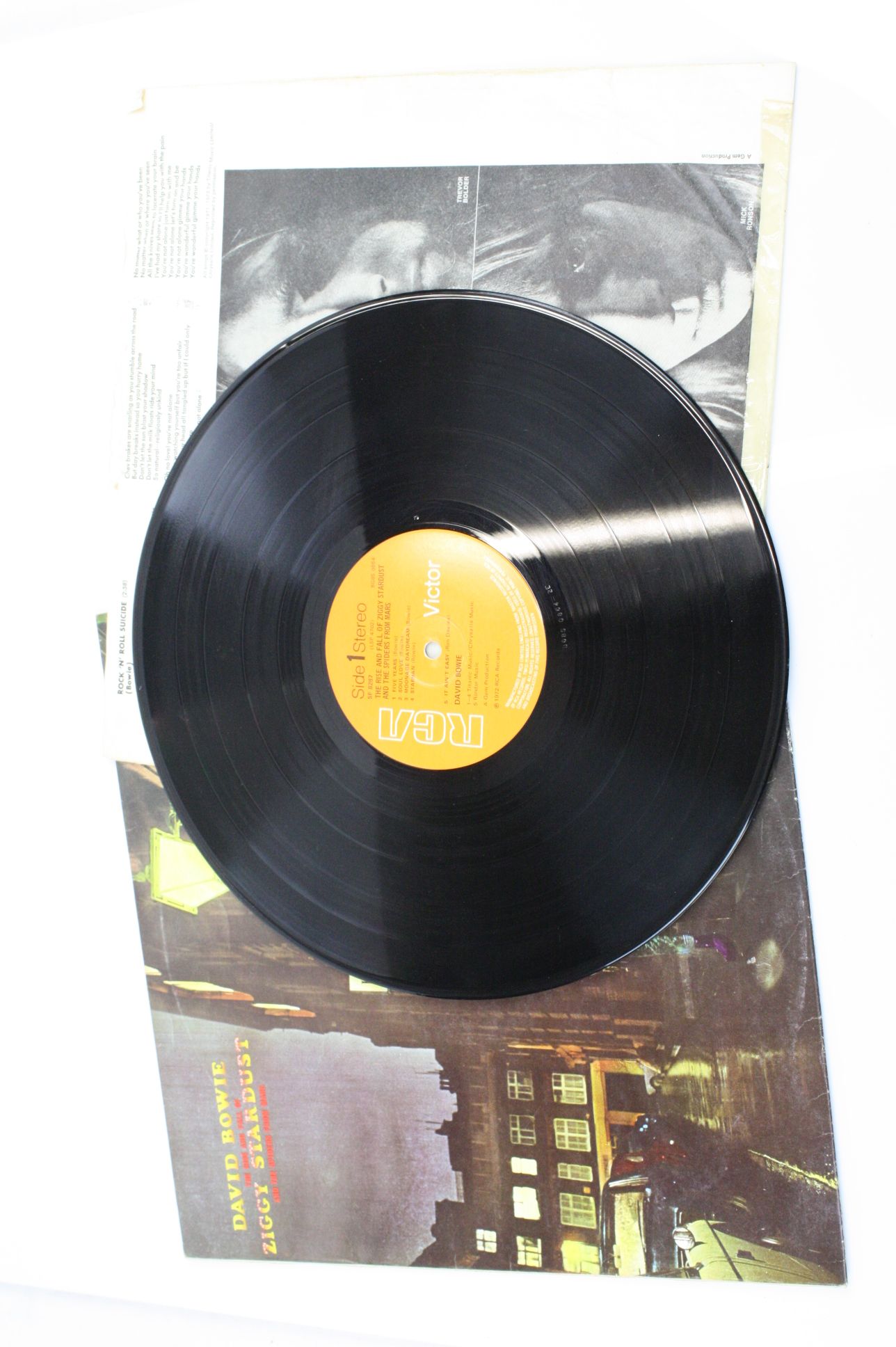 Vinyl - David Bowie Ziggy Stardust (SF 8287) early copy with Titanic / Chrysalis Music credits to - Image 6 of 10