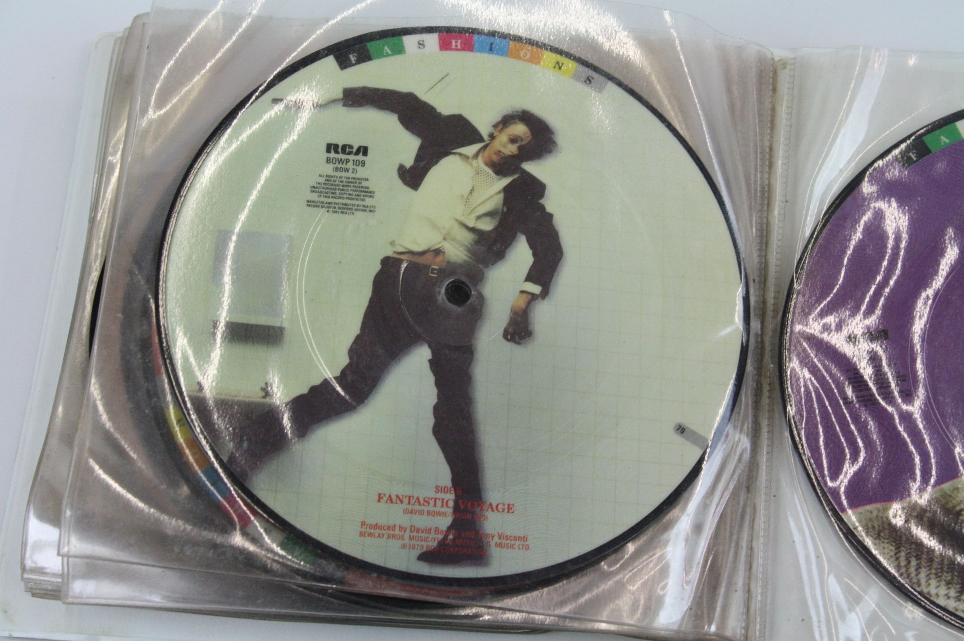 Vinyl - David Bowie Fashions BOW100 set of 10 x 7" picture discs, vg++ - Image 21 of 24