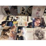 Vinyl - Madonna - Collection of approx 25 LP's, 12" singles and picture discs including some