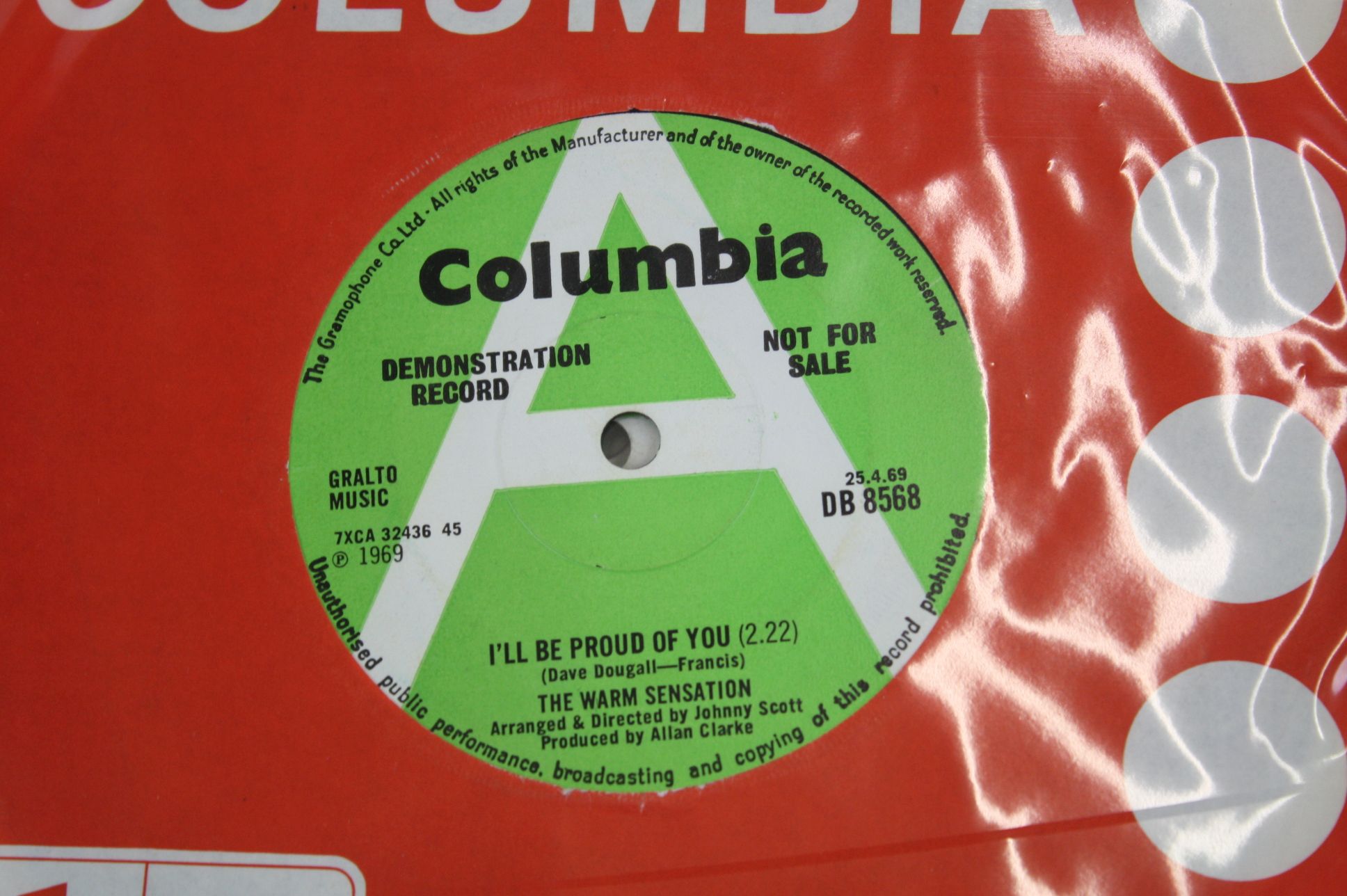 Vinyl - 17 Demo 45s on the Columbia & Parlophone labels from 1968 & 1969 to include artists such - Image 10 of 19
