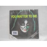 Vinyl - Kiss You Matter To Me / Hooked on Rock n Roll on CAN139 picture sleeve 45 with Peter Criss