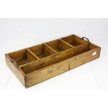 Vintage Pine Five Section Trug