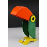 Mid 20th century 1960's Italian Plastic ' Old Timer Ferrari ' Toucan Table Lamp designed by OTF,