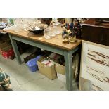 Pine Farmhouse Kitchen Table
