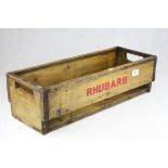 Vintage Pine Rhubarb Trug