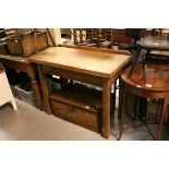 Vintage Pine Bakery Work Table