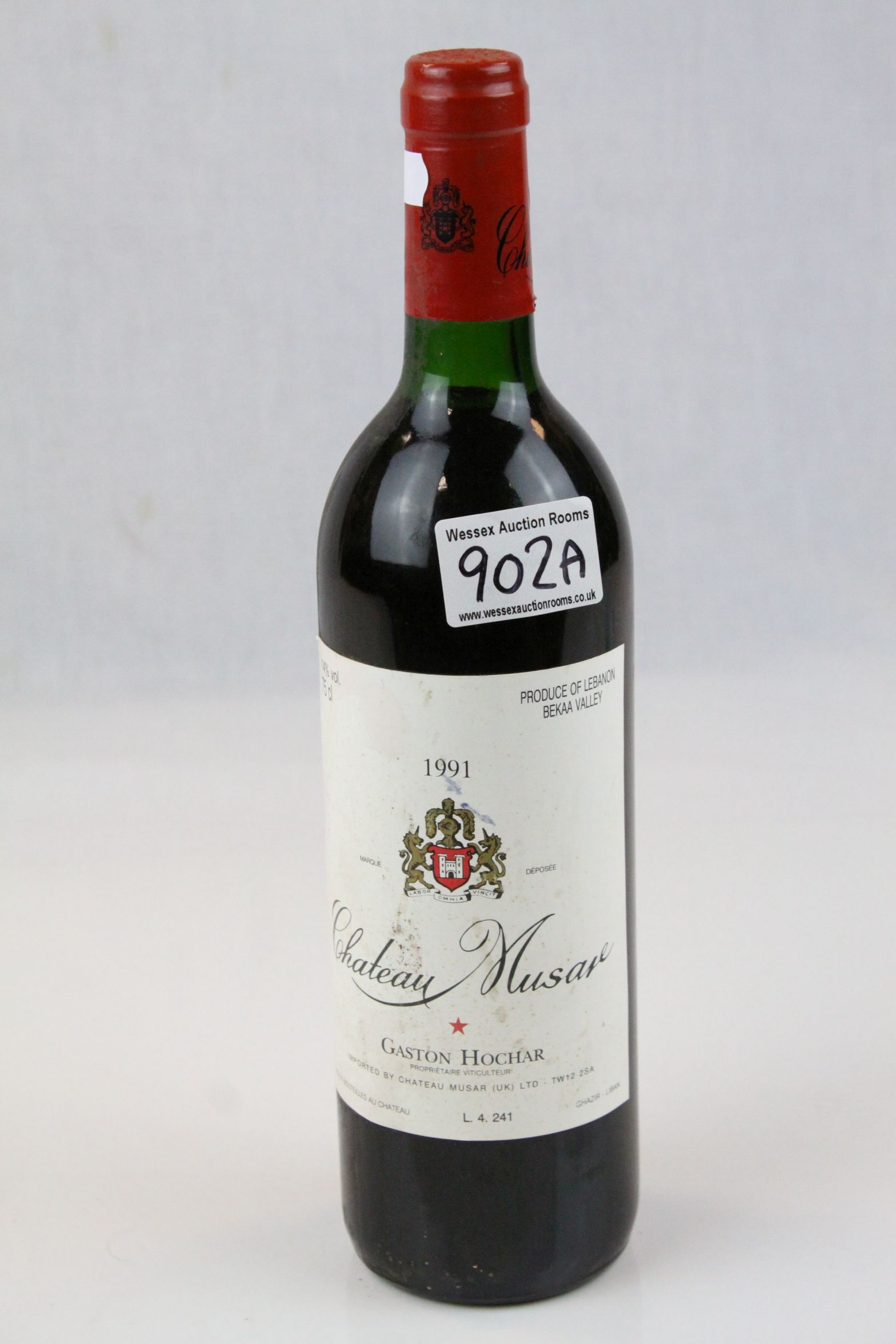 Wine - Bottle of Chateau Musar 1991