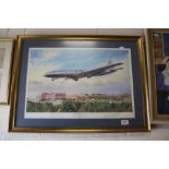 Barry Walding Signed Limited Edition Aviation Print ' Brabazon - Lord of the Skies ' with one