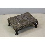 Mahogany Footstool on Cabriole Legs