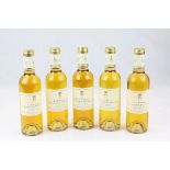 Wine - Five 375ml Bottles of 2005 Sauternes - La Chapelle de Lafaurie-Peyraguey