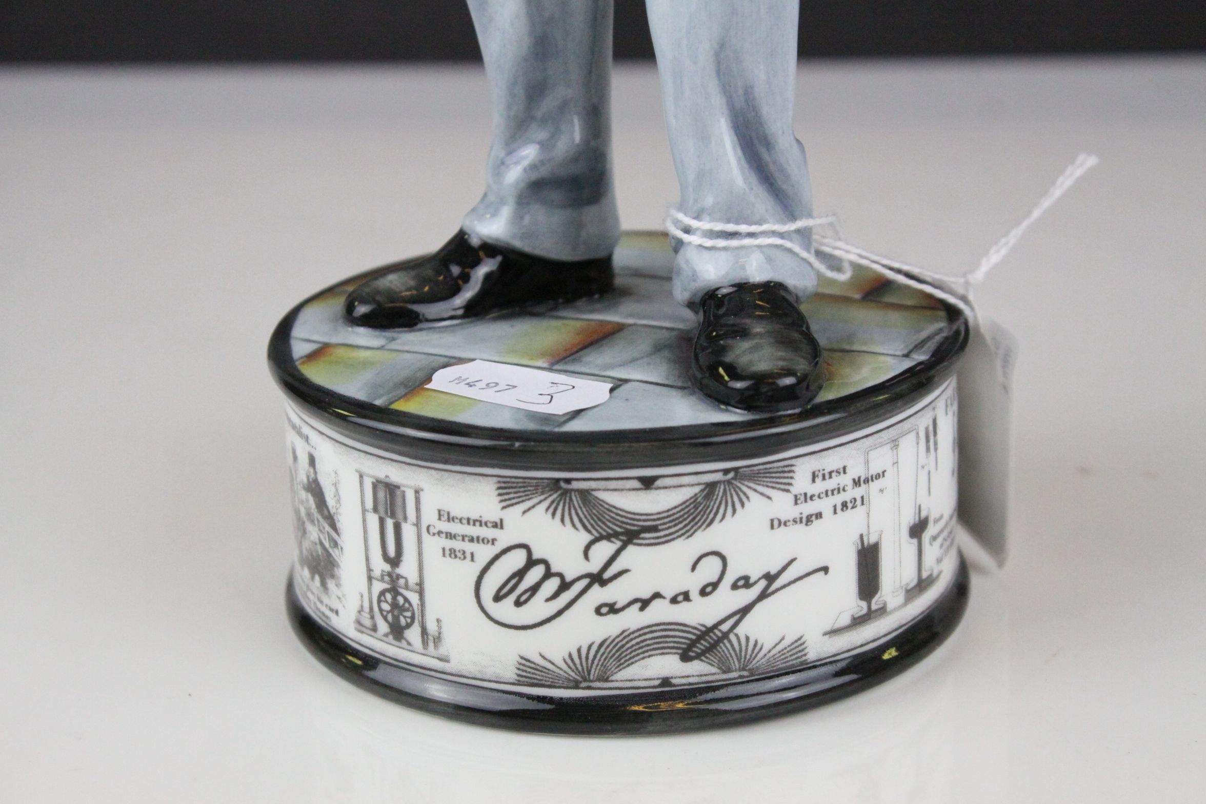 Royal Doulton Figure ' Michael Faraday ' HN5198, limited edition no. 181/350 - Image 4 of 7