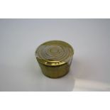 Set of brass Victorian apothecary cap weights.