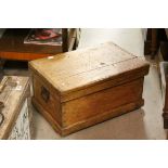 Victorian Pine Blanket Box