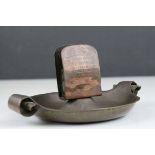 Naval Interest - Early 20th century Arts and Crafts Copper Matchcase Holder made from the Copper