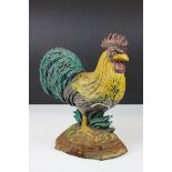 Vintage Cast Iron Cockerel Doorstop