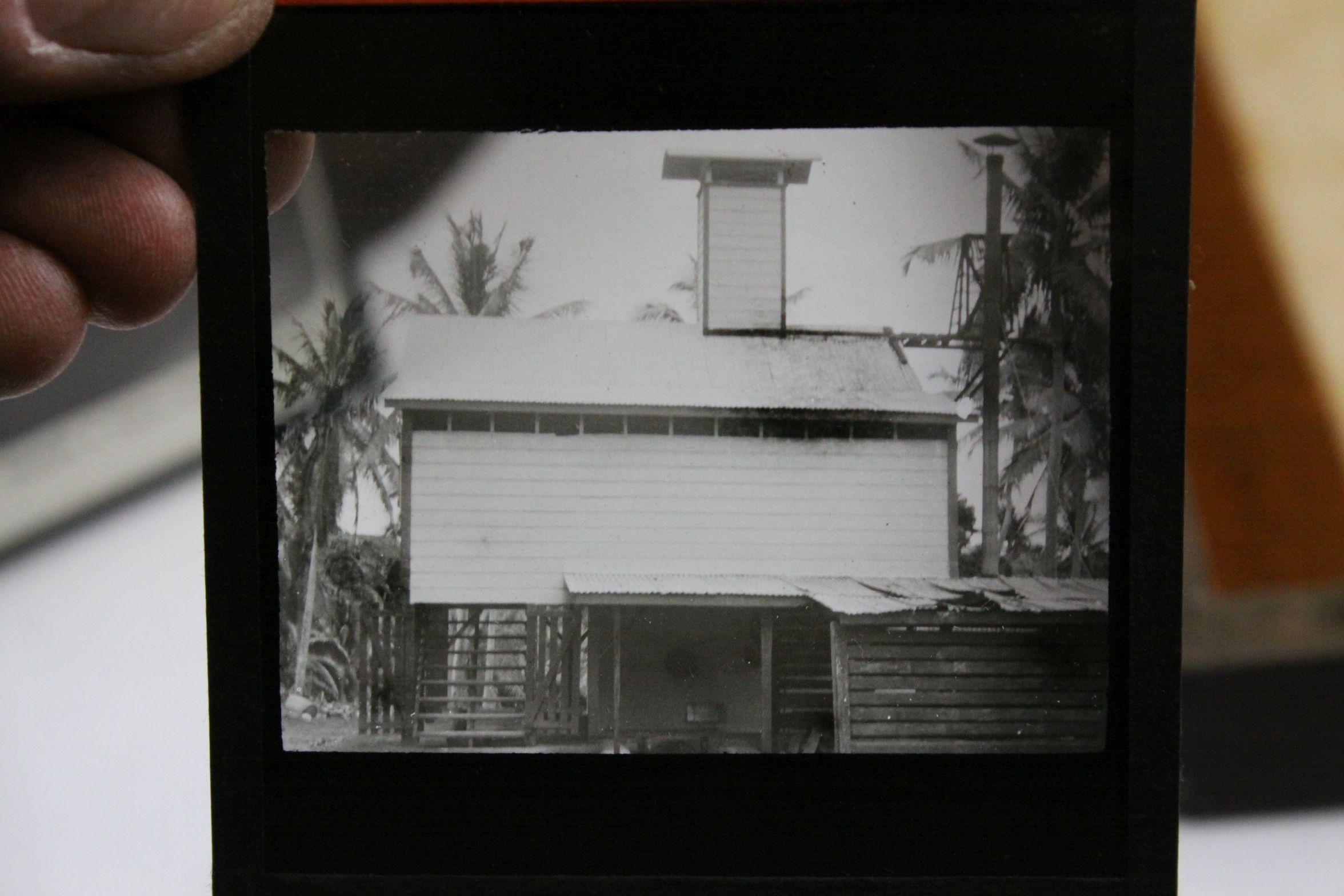 Two Early 20th century Wooden Magic Lantern Slides Boxes containing a numerous Magic Lantern - Image 4 of 8