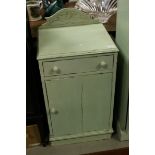 Oak Painted Cupboard with Drawer above