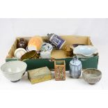 A quantity of 20th century and contemporary studio pottery to include Gods hill,bendigo etc.