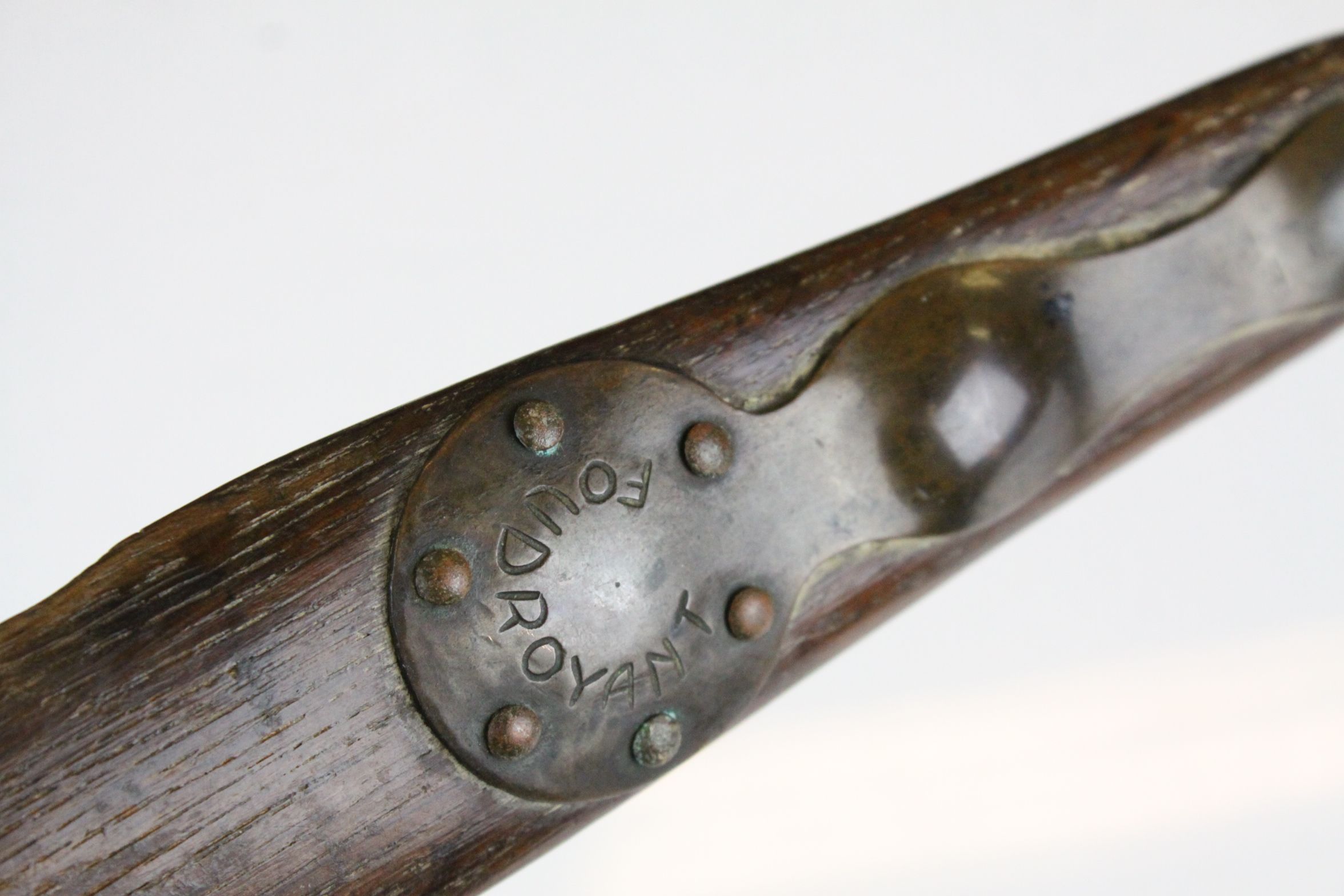 Nelson and Naval Interest - Paper Knife made from the Oak and Copper of HMS Foudroyant, Nelson's - Image 4 of 6