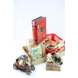 Box of Mixed Collectables including a Rubik's Cube, Boxed Wade Bell's Whiskey Decanter,