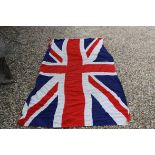 Large Union Jack Flag with rope fastenings, 356cms x 180cms