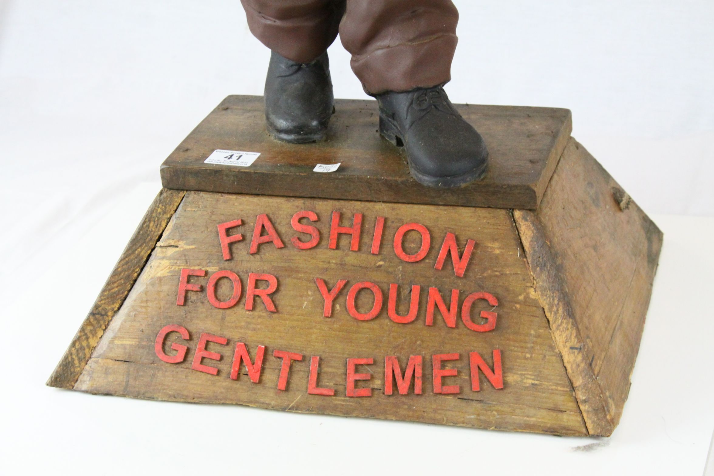 Composition Figure of a Boy advertising Fashion for a Young Gentleman - Image 2 of 5