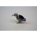 Silver Pin Cushion in the form of a Water Bird