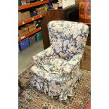 Early to Mid 20th century Wingback Armchair