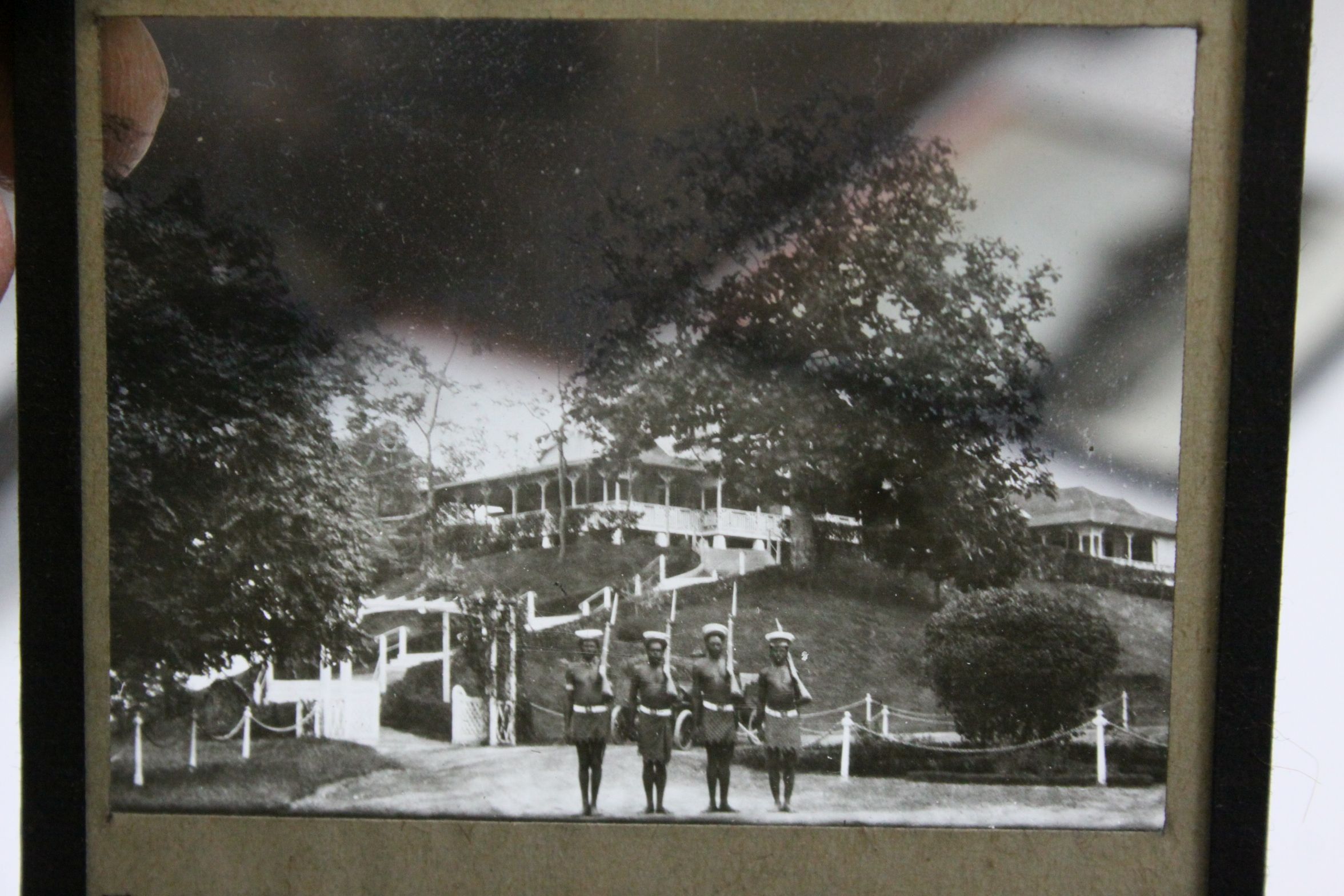 Two Early 20th century Wooden Magic Lantern Slides Boxes containing a numerous Magic Lantern - Image 6 of 8