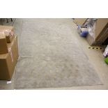 Swiss Odegard Pale Green and Gold Patterned Rug, approx. 268cms x 183cms