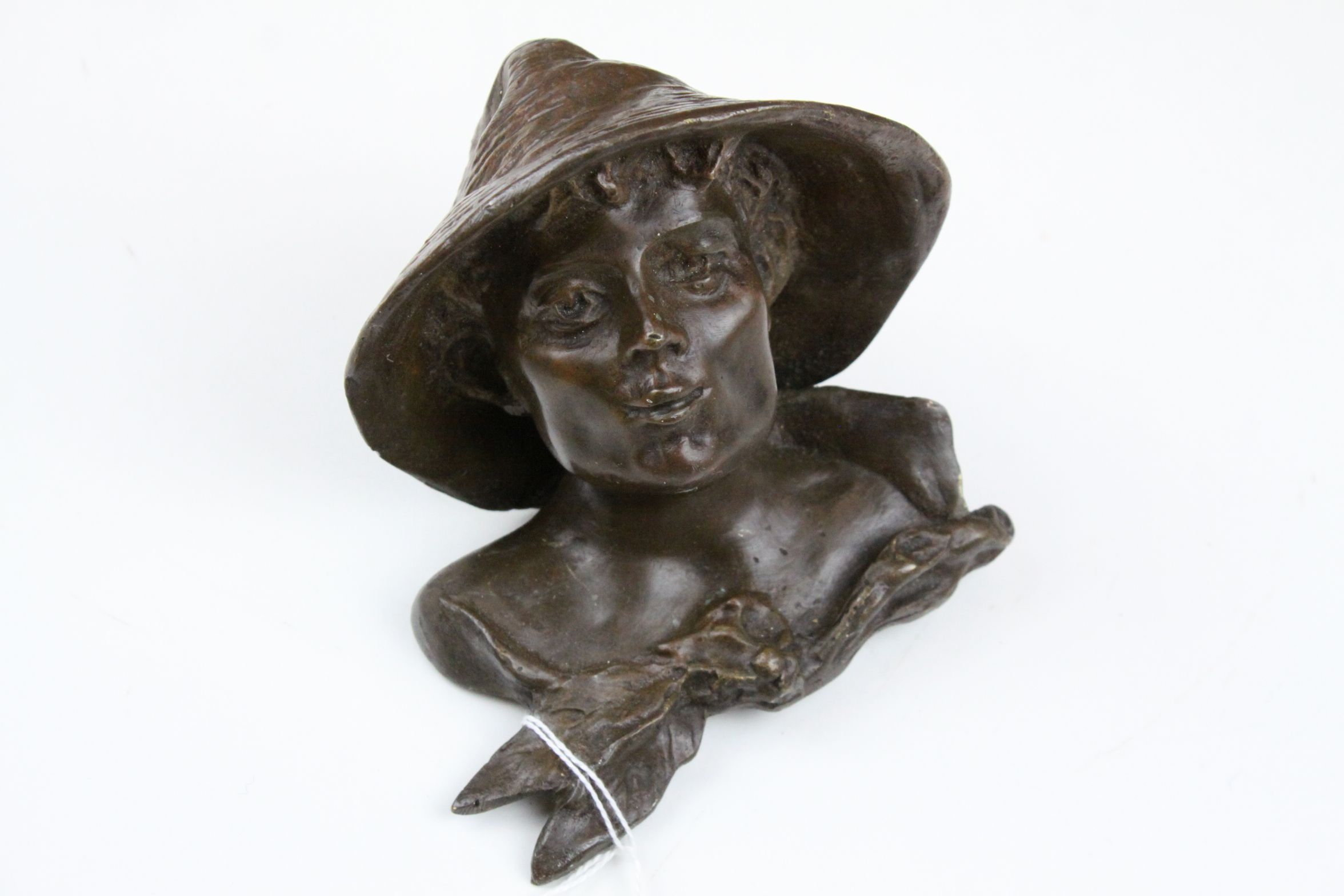 20th century bronze of a boy