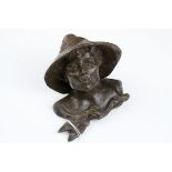 20th century bronze of a boy