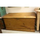 Large Victorian Pine Blanket box