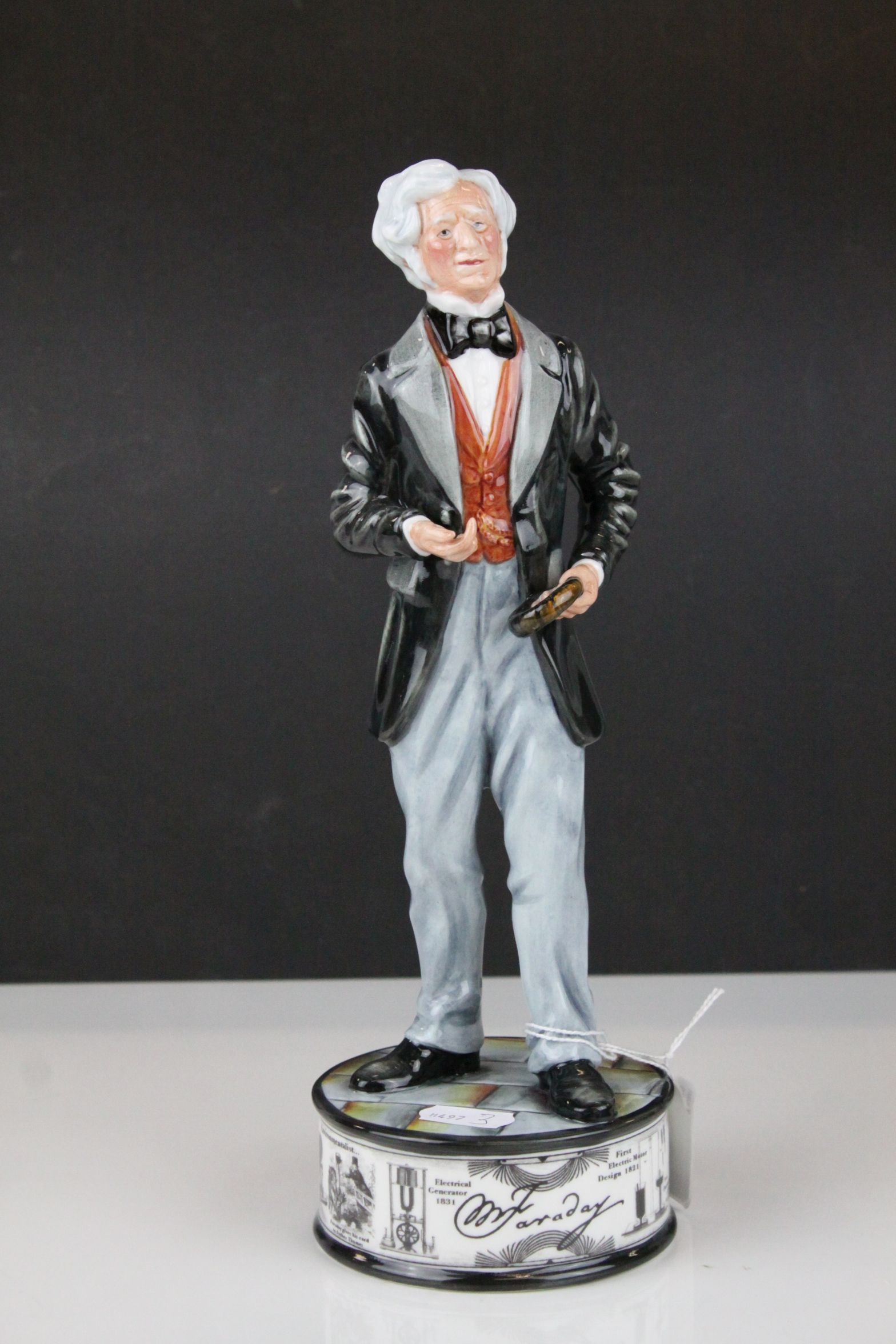 Royal Doulton Figure ' Michael Faraday ' HN5198, limited edition no. 181/350