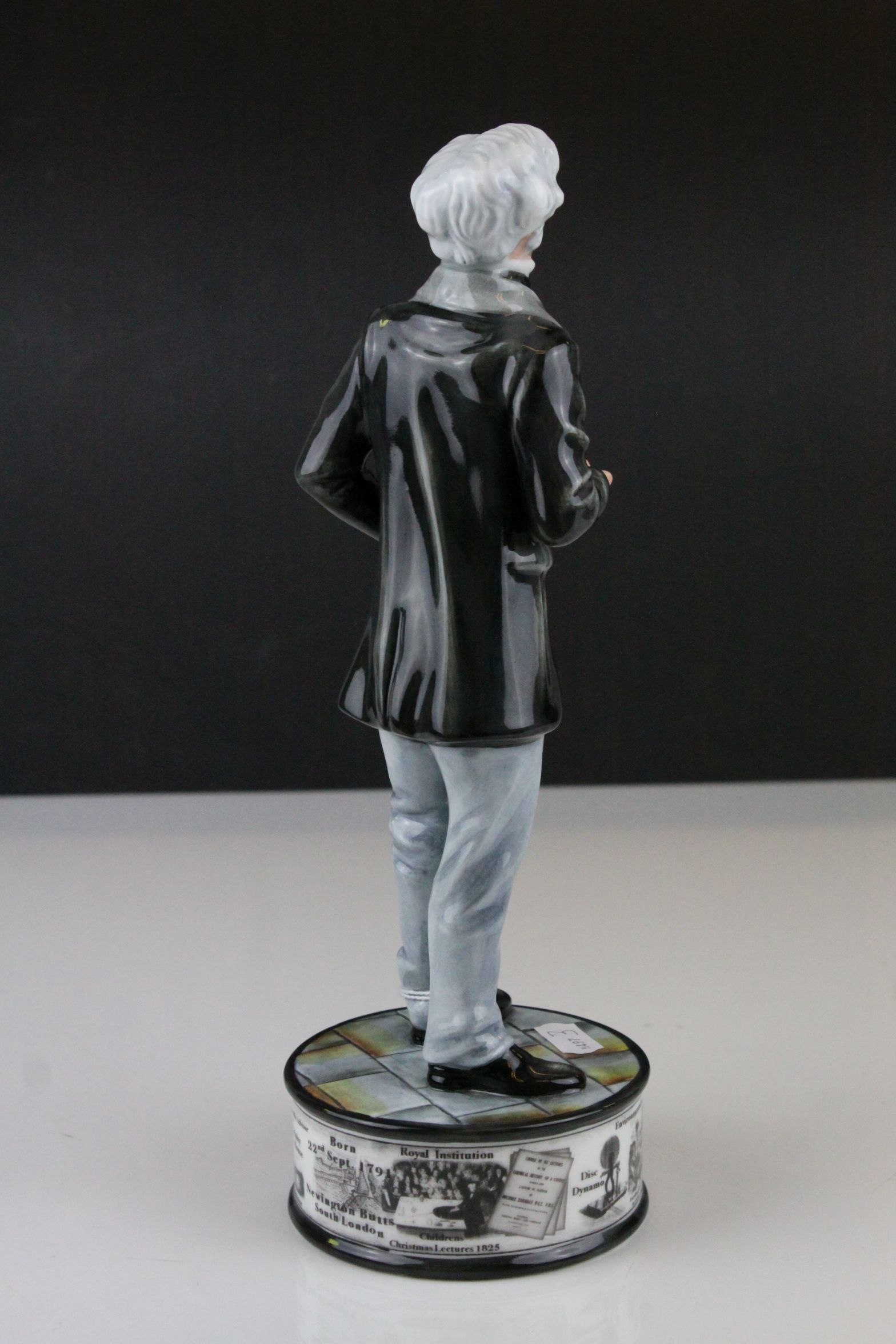 Royal Doulton Figure ' Michael Faraday ' HN5198, limited edition no. 181/350 - Image 6 of 7