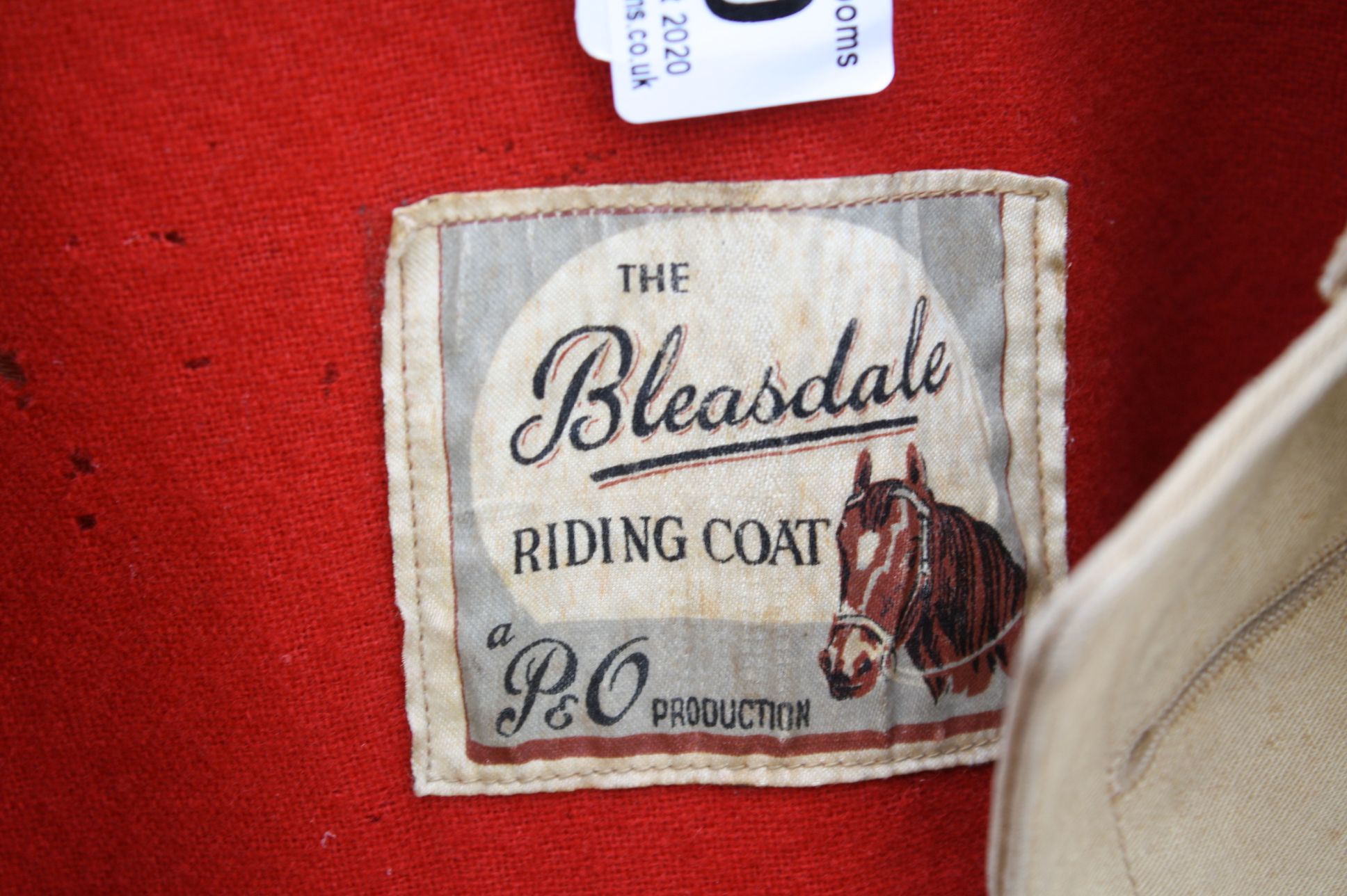 Vintage Clothing - ' The Bleasdale ' Full Length Riding Coat - Image 3 of 7