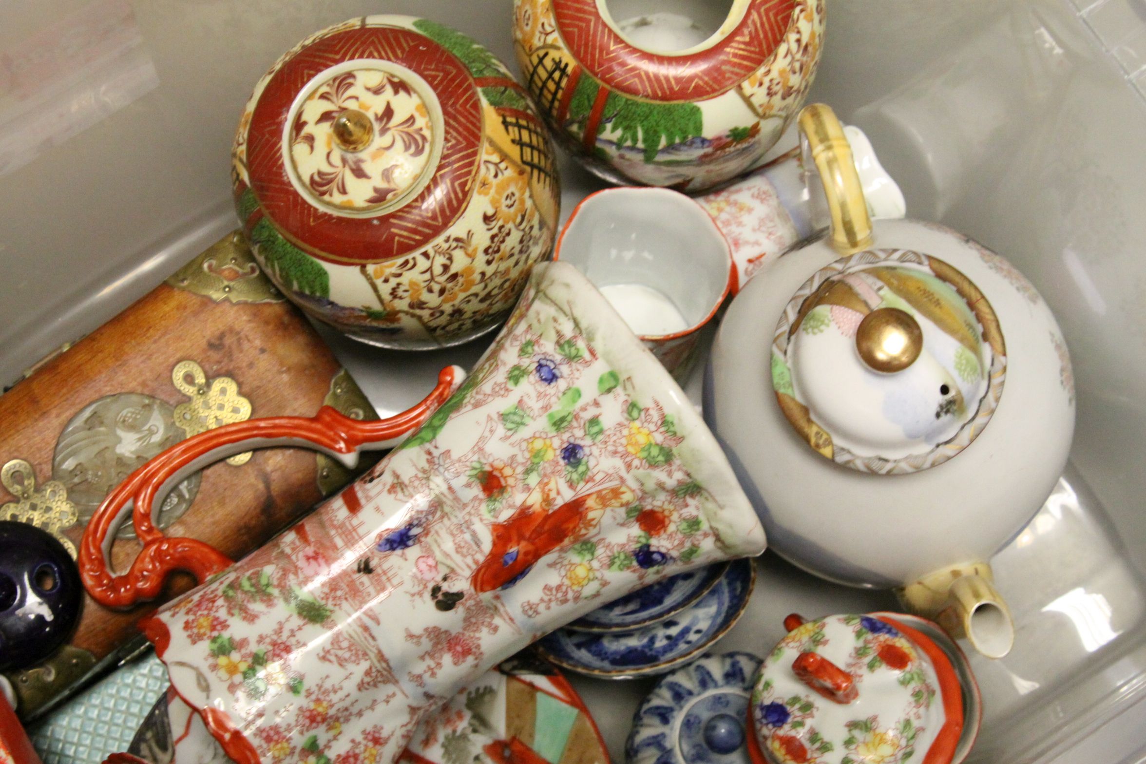 Mixed Lot of Oriental Ceramics, Cloisonne, Soapstone, etc - Image 3 of 4