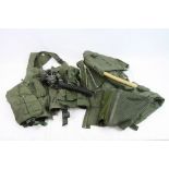 A Collection Of Royal Air Force Air Crew Clothing To Include Mask, Anti G Trousers External And