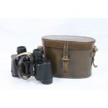 A Pair Of World War Two Era British Military Issued Wray Of London Crystar 6x30 No.35710 Field