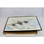 A Collection Of Framed Aircraft Pictures To Include Ramrod 792 By Robert Taylor Signed By Johnnie