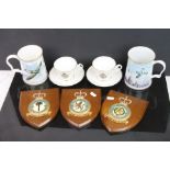 Collection Of Royal Air Force / RAF Collectables to include Plates, Tankards And Wall Plaques.