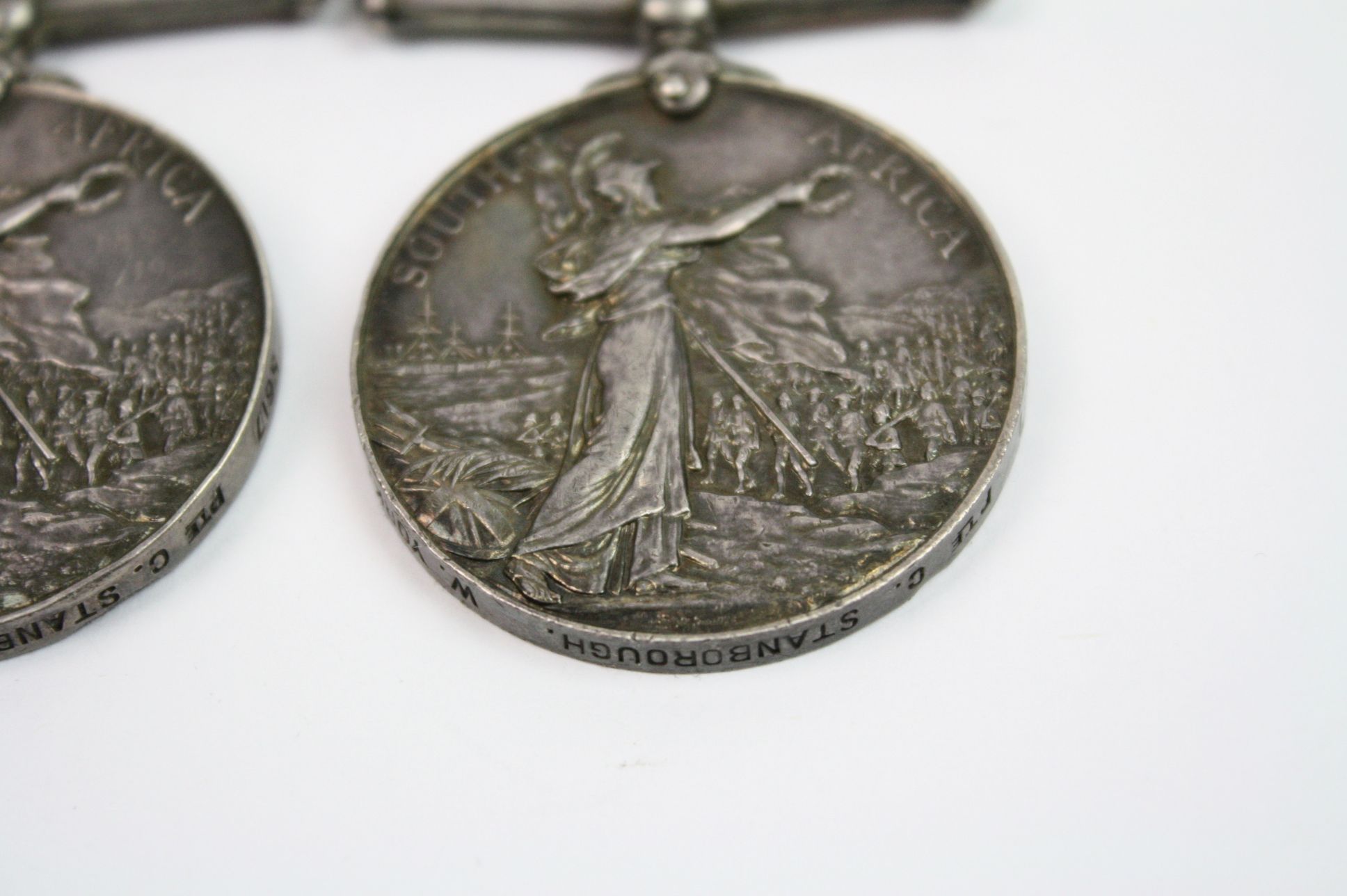 A Queens South Africa And Kings South Africa Medal Pair With A Total Of Five Bars To Include The - Image 6 of 13