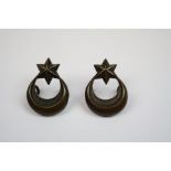 A Pair Of Bronze Officers Collar Badges To The Berkshire Yeomanry, Both With Twin Loop Fixings To