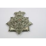 A Queen Victorian White Metal Helmet Plate To The 2nd Volunteer Battalion Of The Border Regiment