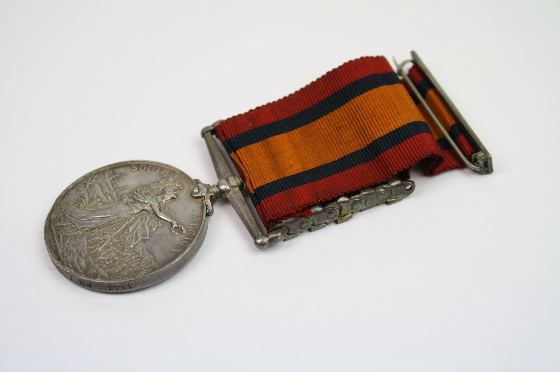 A Full Size Queens South Africa Medal With Five Bars To Include The Transvaal, Orange Free State, - Image 8 of 14
